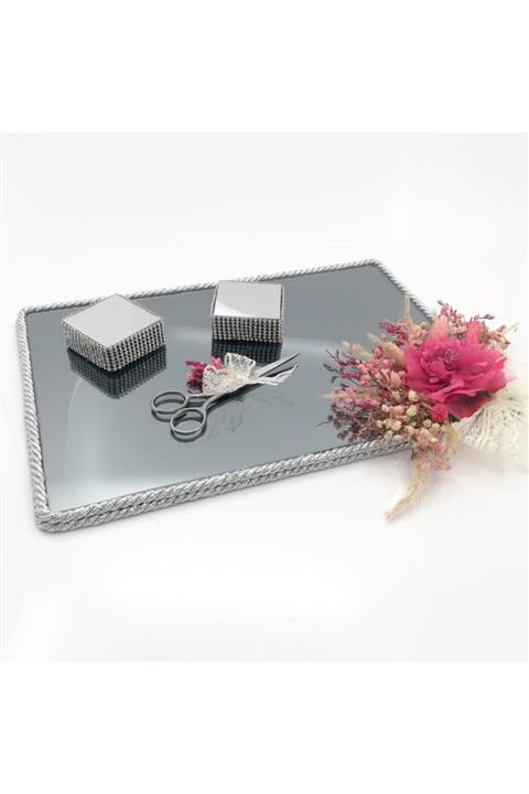 Lora Davet Gümüş Söz Tepsisi