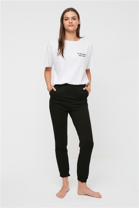 TRENDYOLMİLLA Siyah Şeritli  Eşofman Altı THMAW22EA0762