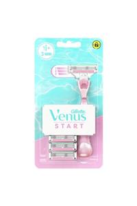 Gillette Venus Start Gövde + 3 Yedek Başlık