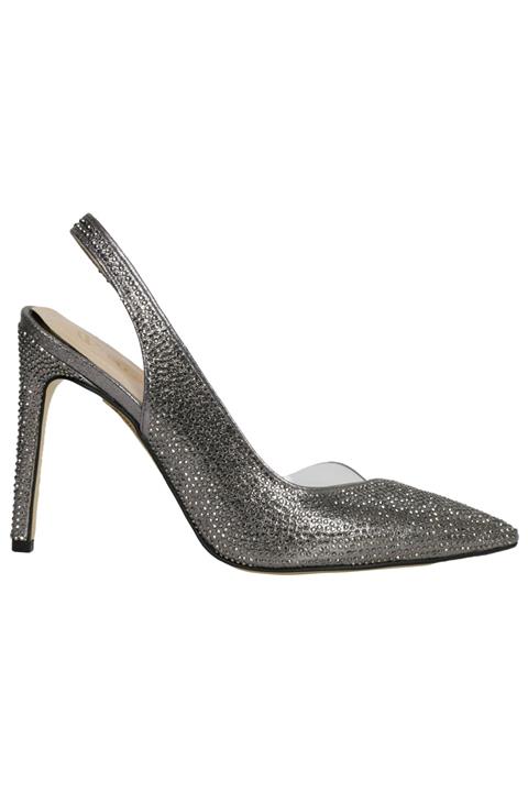 OZ DOROTHY Platin Taşlı Kadın Gece Ayakkabısı