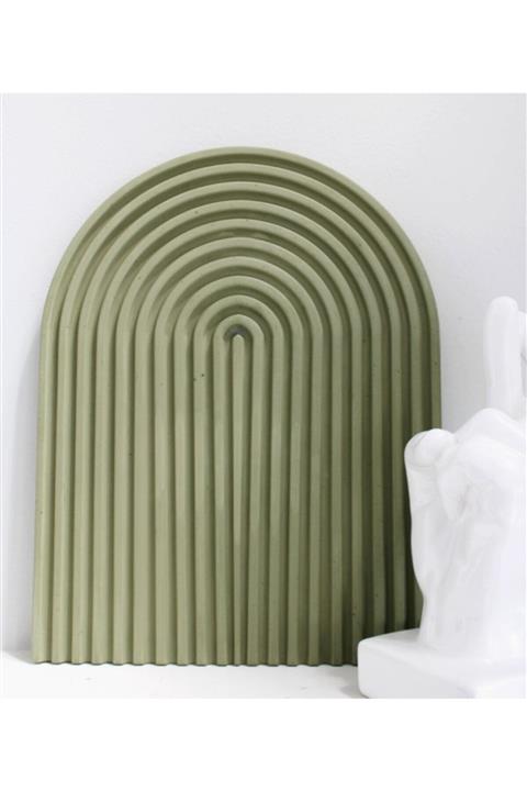 Orange Atelier Arch Büyük Beton Dekoratif Sunum Ve Servis Tepsisi