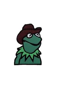 XSHOP Susam Sokağı Kermit Kurbağa Arma Kot Yaması