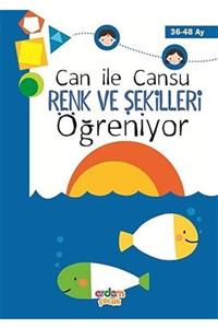 Erdem Yayınları Can Ile Cansu Renk Ve Şekilleri Öğreniyor