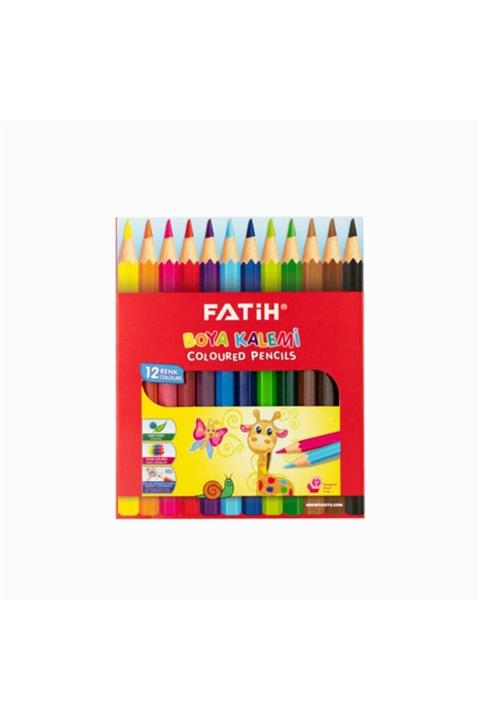 FATİH KALEM 12 Li Kuruboya Kalemi Yarım Boy