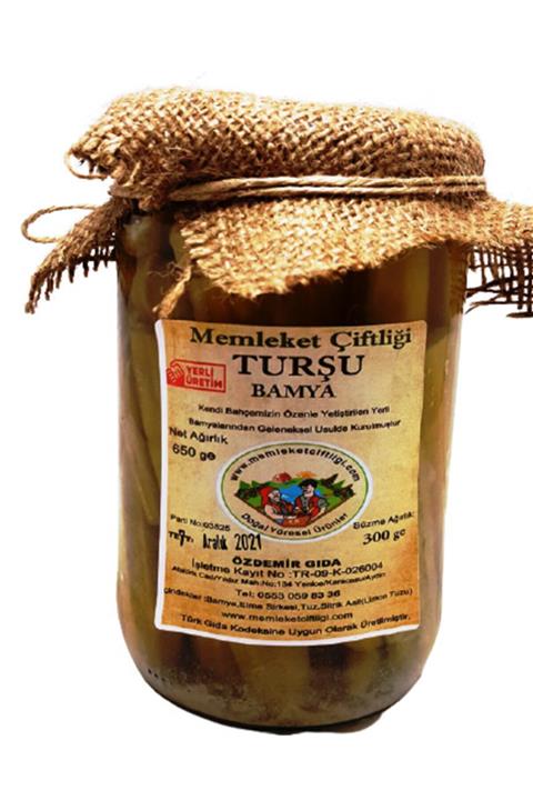 Memleket Çiftliği Bamya Turşusu 1kg