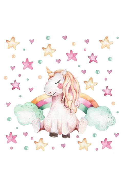 DEZ Duvar Çıkartmaları Unıcorn 3 100x100cm