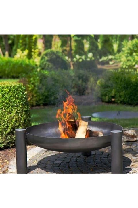 VİE Bahçe Şömine Ateş Çukuru Mangal 3in1