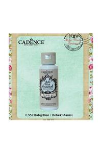 Cadence Bebek Mavi Style Matt Enamel Cam & Porselen Boyası 59 ml E-352