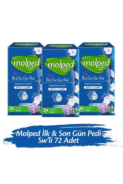 Molped Ilk&son Günlük Pedi Uzun 72 Adet