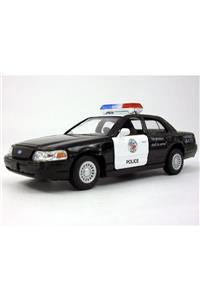 Diecast Fordcrown Victoria Metal Polis Arabası 5 Inç Çek-bırak