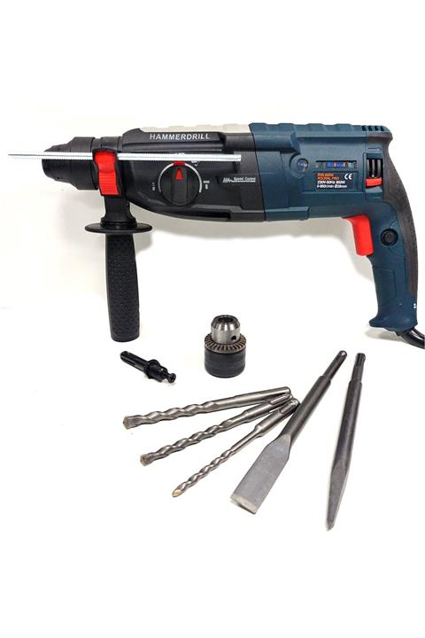 Rolwal Hammerdrill 850 Watt Profesyonel Kırıcı Delici 28mm Darbeli Matkap