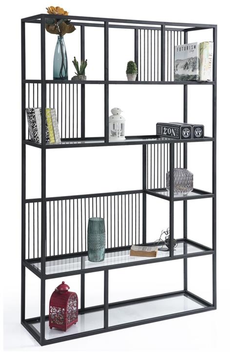 224deko Kante Siyah Kitaplık