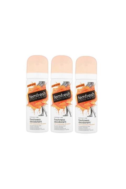 Femfresh Seyahat Boy Genital Bölge Deodorant 50ml X 3 Adet