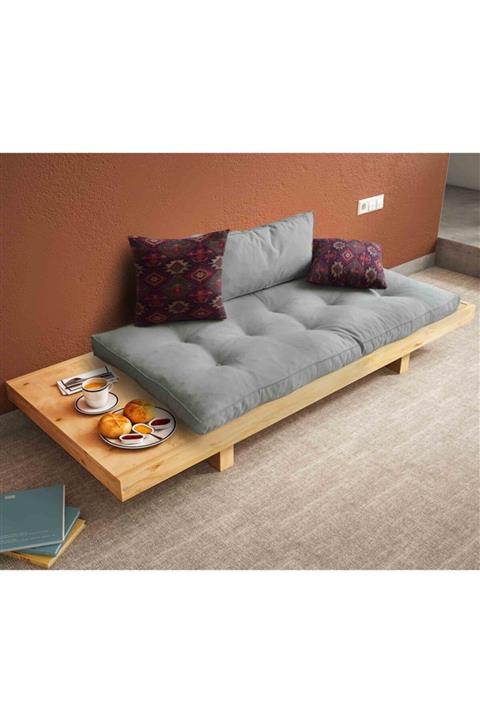 Woodesk Arin Masif Natural Gri Renk Sedir