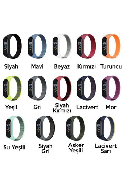 Lifeiletisim Xiaomi Mi Band 5-4-3 Nylon Kayış Kordon