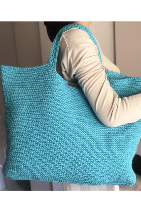 MISS WISH Bubu El Örgüsü Büyük Plaj Çantası