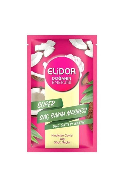 Elidor Saç Bakım Maskesi 12 Adet 30 Ml Hindistan Cevizi Yağı