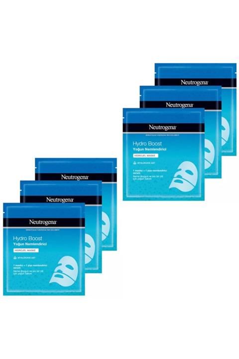 Neutrogena Hydro Boost Yoğun Nemlendirici Maske 30 ml 6 Adet
