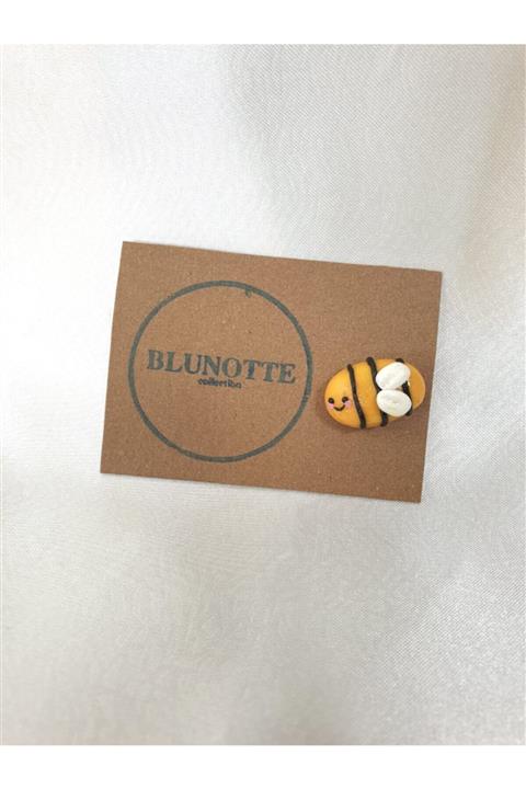 Blunotte Arı Polimer Kil Broş