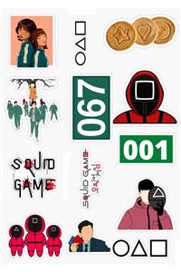 Atölye Semperra Squid Game Tasarımlı Sticker Seti