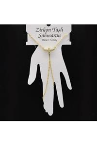 KÜPPELİ ACCESSORİES Melek Detaylı Zirkon Şahmeran Bileklik