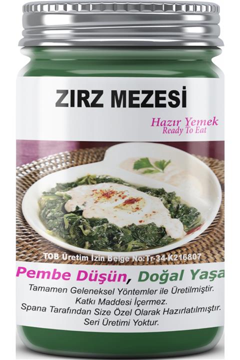 SPANA Zırz Mezesi Ev Yapımı Katkısız 330gr