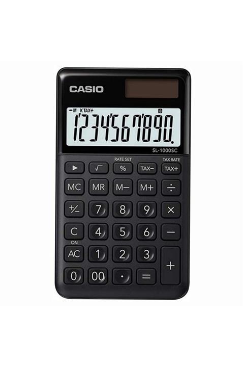 Casio 10 Tuşlu Siyah Cep Tipi Hesap Makines Sl-1000sc-bk