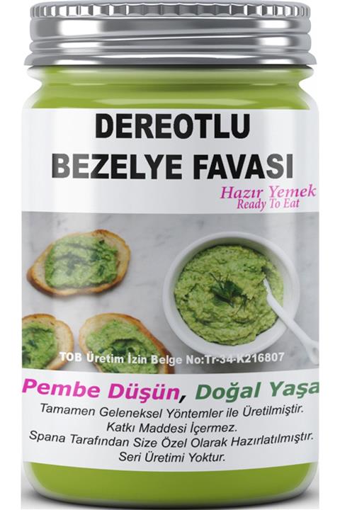 SPANA Dereotlu Bezelye Favası Ev Yapımı Katkısız 330gr