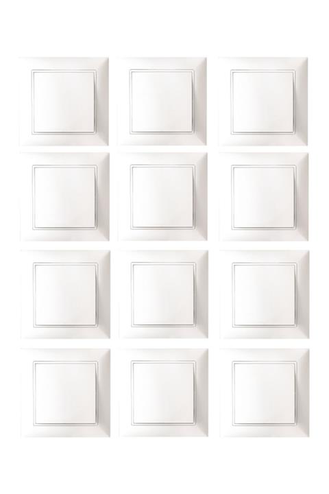 TEKNİK İŞ 12 Adet Çınar Tekli Anahtar