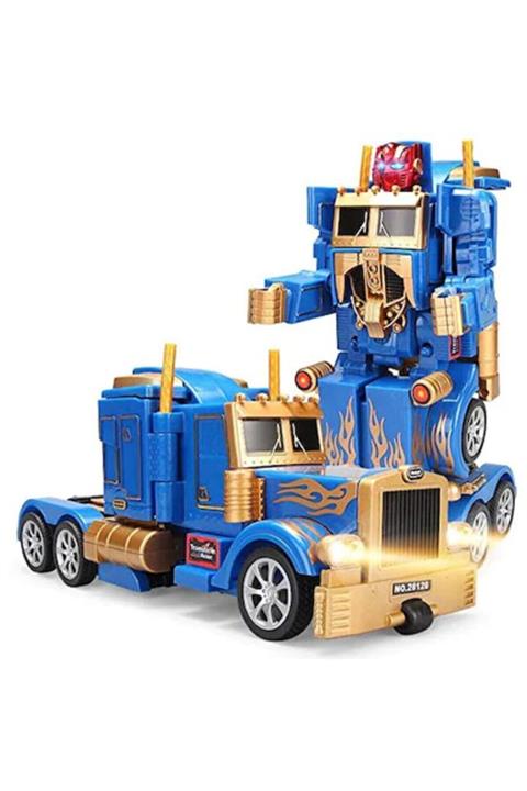 Optimus Uzaktan Kumandalı Prime Robota Dönüşen Şarjlı Tır