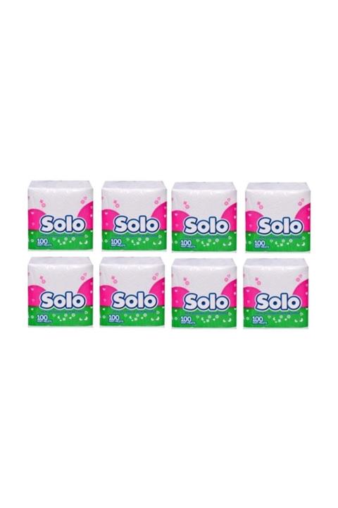 Solo Peçete 100 'lü 30x30 Cm 8 Paket