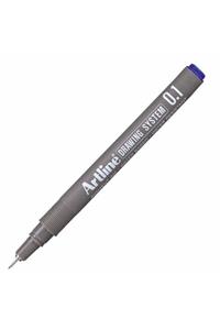 artline Drawing System 0.1 Çizim Kalemi Uç:0,1mm Mavi