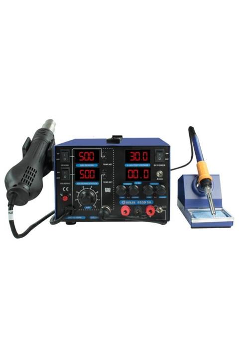 SUNLINE 853d+ 5a Havya Sıcak Hava Istasyonu Ve Isı Kontrollü Lehimleme