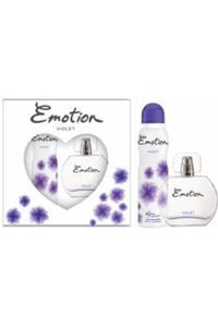 Emotion Vıolet Bayan Edt 50 Ml + 150 Ml Deodorant Parfüm Seti