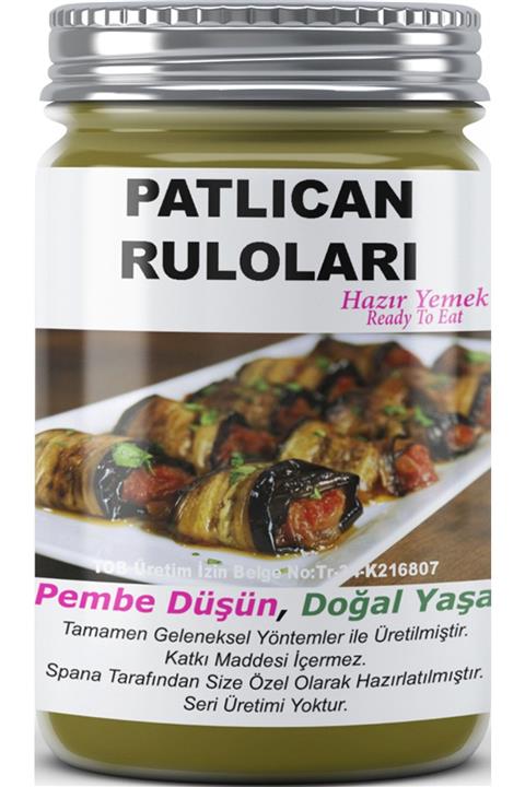 SPANA Patlıcan Ruloları Ev Yapımı Katkısız 330gr