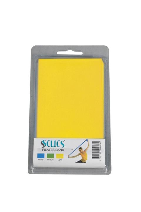 SCUCS Tekli Pilates Bandı Yumuşak Sarı