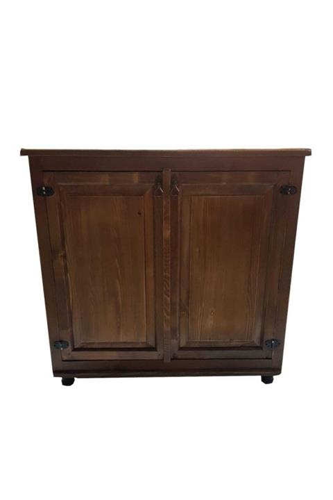 Dosswood Ahşap Doğal Ahşap Masif Konsol