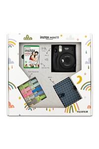 Fujifilm Instax Mini 11 Akordiyon Albüm Ve Mandallı Siyah Box