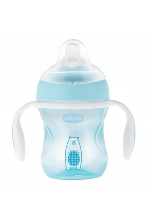 Chicco Yumuşak Uçlu Geçiş Bardağı 4 Ay+ Erkek 200 Ml