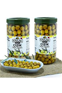 Kavlak Zeytin Kavlak Edremit Çizik Yeşil Zeytin 1 Kg 2'li Özel Fiyat