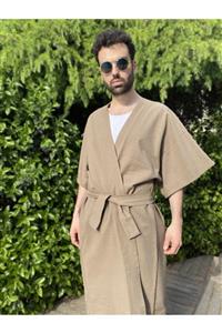 YABU Unisex Kahve Kimono