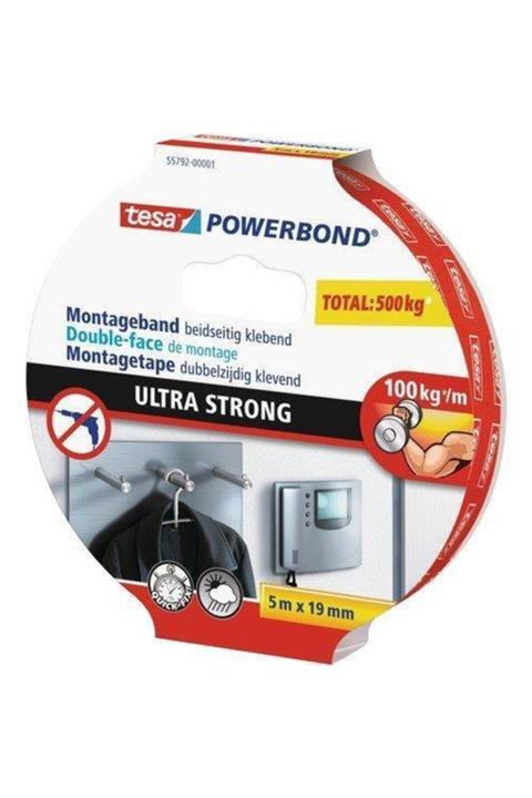 Tesa Bant Tesa Montaj Bandı Köpük Powerbond Ultra Güçlü 5x19 55792-00004-01
