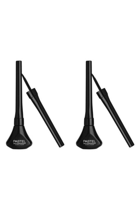 Pastel Suya Dayanıklı Siyah Waterproof Dipliner 5 ml 2 Adet