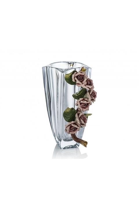 Porio Pr03-1023-kapitemonte Kristal Kare Vazo 28*12