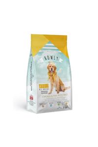 HOWLY Tavuklu Ve Balıklı Tüm Irklar İçin Yetişkin Köpek Maması 3 kg