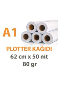 yamanticaret Rulo Resim Kağıdı Plotter 62 Cm Genişlik 50 Metre Uzunluk 80gr (A1)