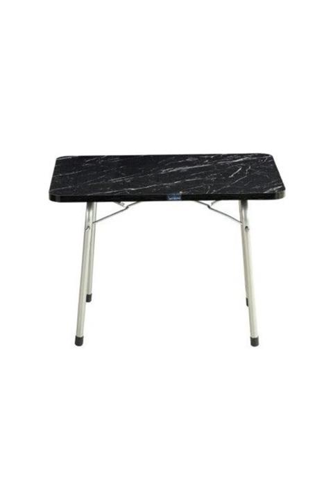 Externo Granit Mermer Desenli Ahşap Katlanır Kamp Piknik Masası 45cmx60cm Bbcamp0014