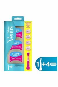 Gillette Venus Venüs Comfortglide Spa Breeze Kadın Tıraş Makinesi + 4 Yedek Tıraş Bıçağı