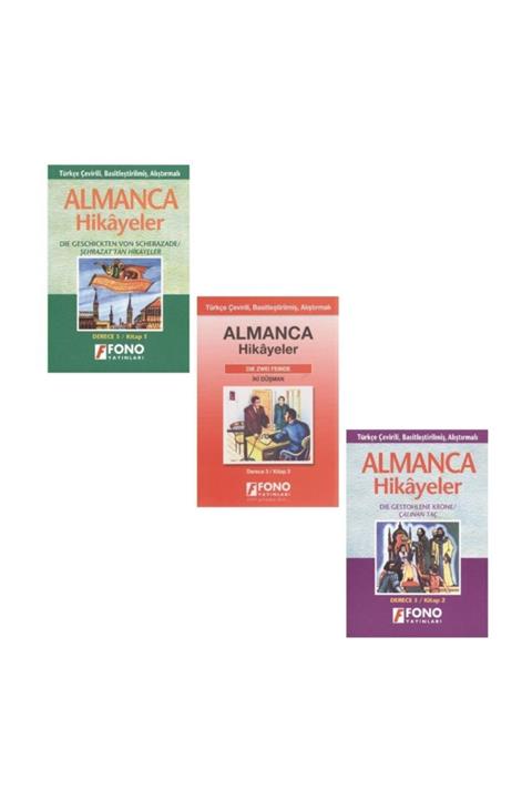 Fono Yayınları Fono Almanca Türkçe Hikayeler Derece 3 ( 3 Kitap )