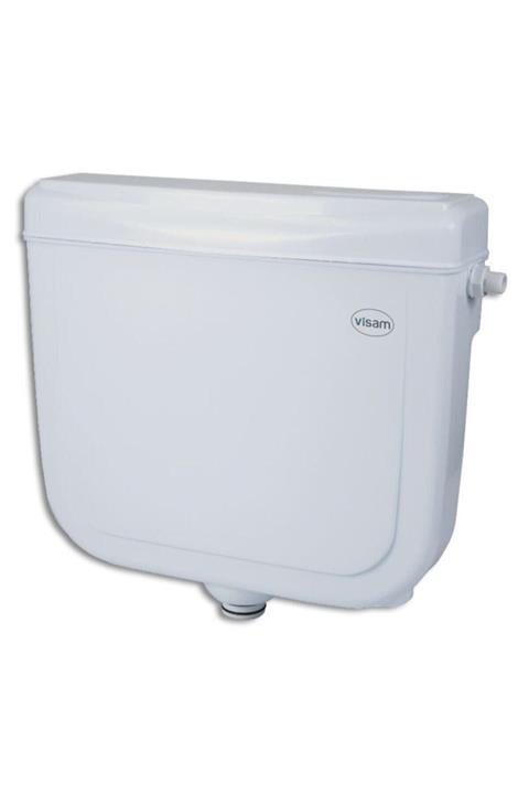 Visam Klozet Üstü Rezervuar Deniz 2000 - Stoplu Sipral Dirsekli